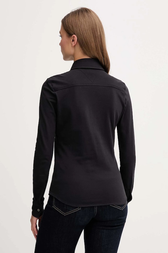 Abbigliamento Tommy Hilfiger camicia WW0WW43528 nero