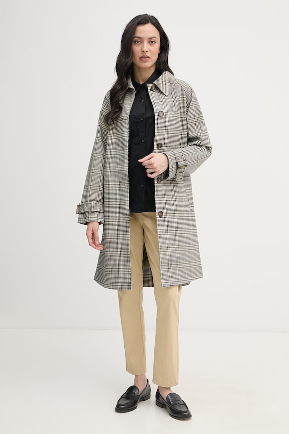 Tommy Hilfiger риза дамска от памук с еластан WW0WW47169 черен SS26
