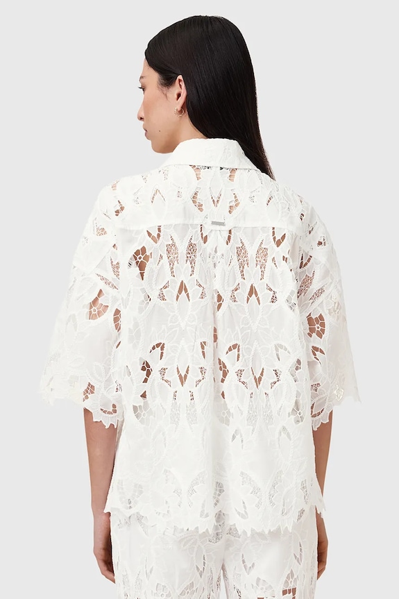 Košile AllSaints CHARLI W098PC bílá