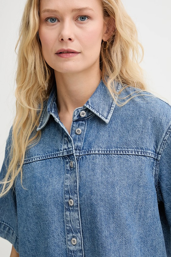 Rag & Bone camicia di jeans blu WDD25PA001UFRI