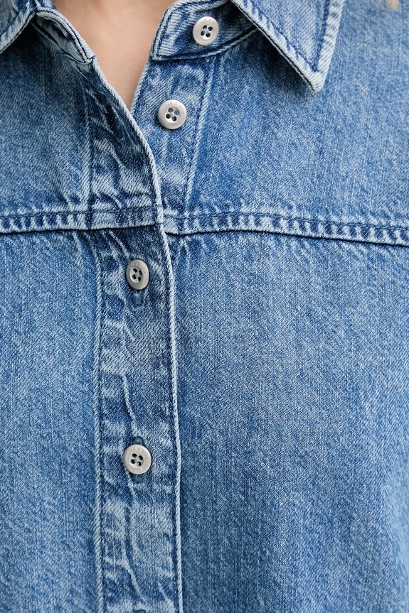 Rag & Bone camicia di jeans WDD25PA001UFRI blu