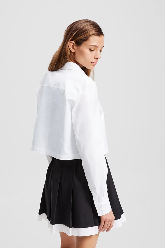 Karl Lagerfeld koszula bawełniana IKON A3W11030 biały AW25
