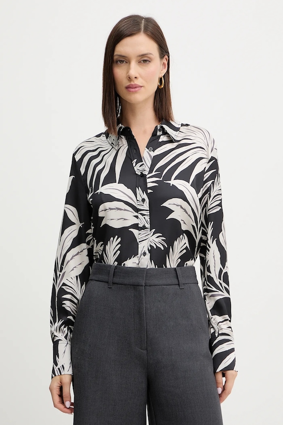 Guess koszula CONCETTA wzorzyste czarny W5YH03.WF1T2