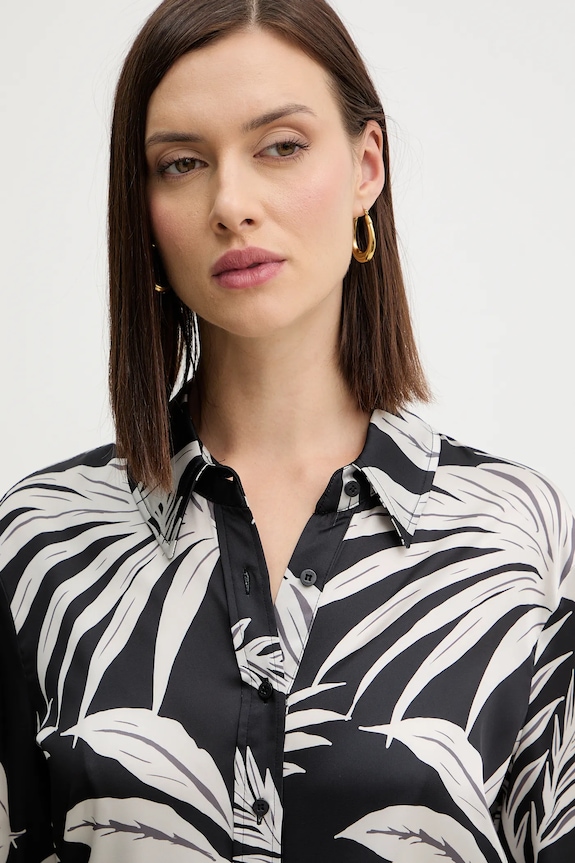 Guess koszula CONCETTA czarny W5YH03.WF1T2