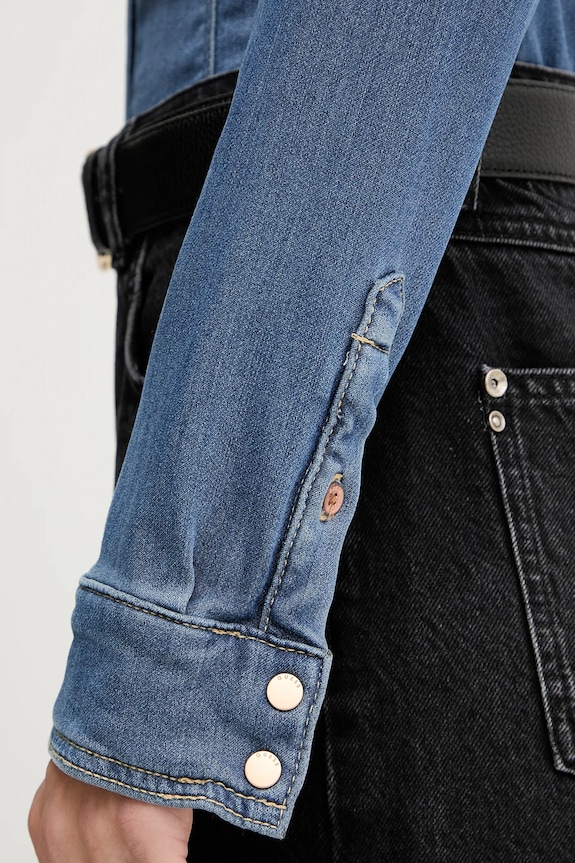 Guess koszula KALIMA W5YH63.D0781 granatowy