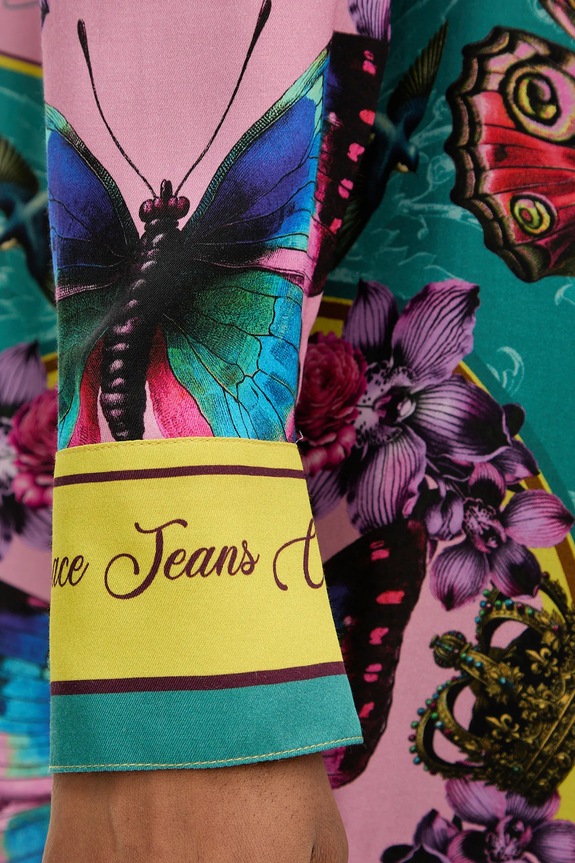 Srajca Versace Jeans Couture 79HAL2P4.NS705 roza