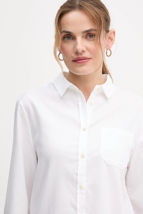 Košeľa United Colors of Benetton biela 56D8DQ0CG