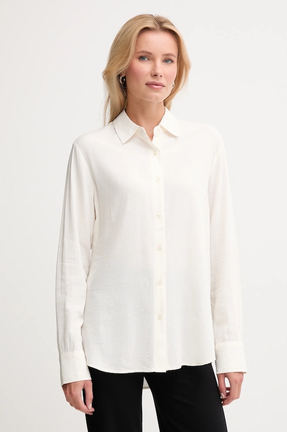 Πουκάμισο United Colors of Benetton κανονικό μπεζ 570QDQ0AL