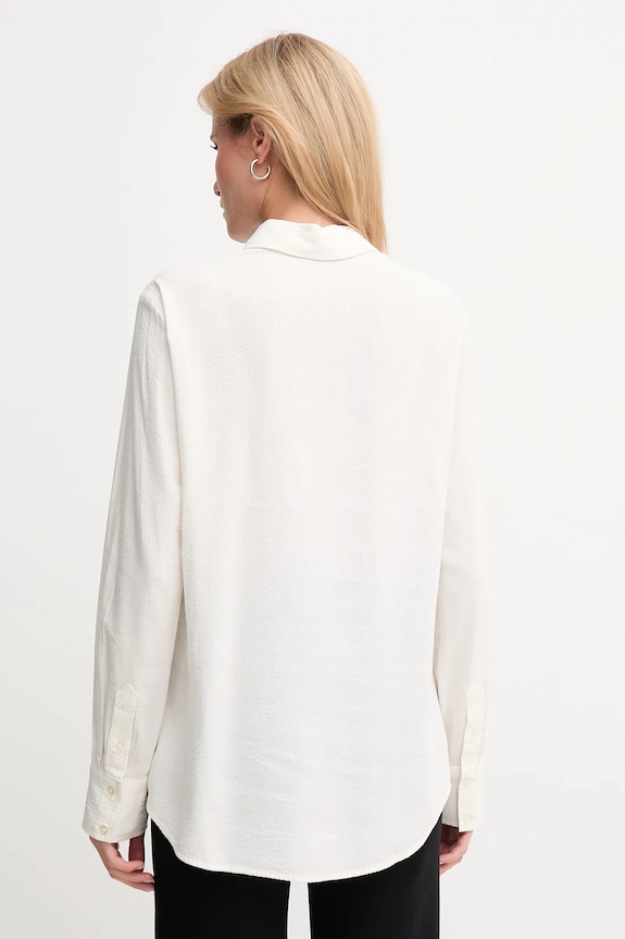 Ρούχα Πουκάμισο United Colors of Benetton 570QDQ0AL μπεζ