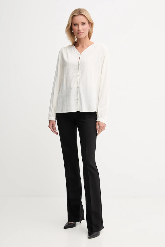 Πουκάμισο United Colors of Benetton 570QDQ0CH μπεζ AW25