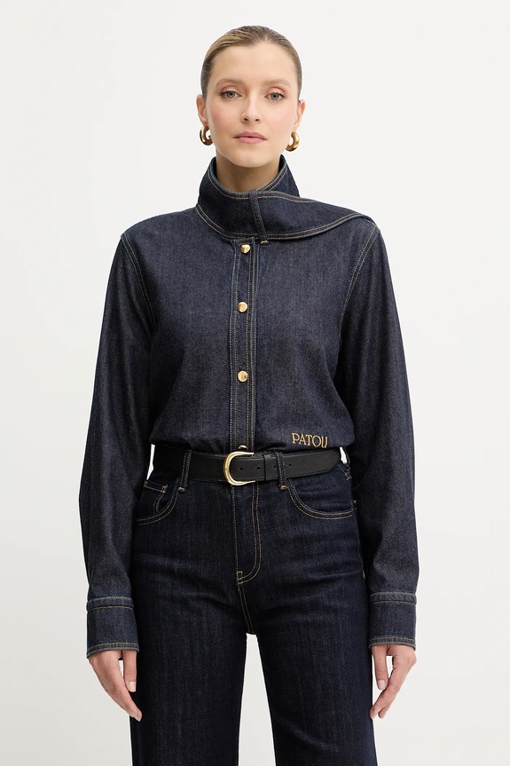 Patou koszula jeansowa regular granatowy BL0450224