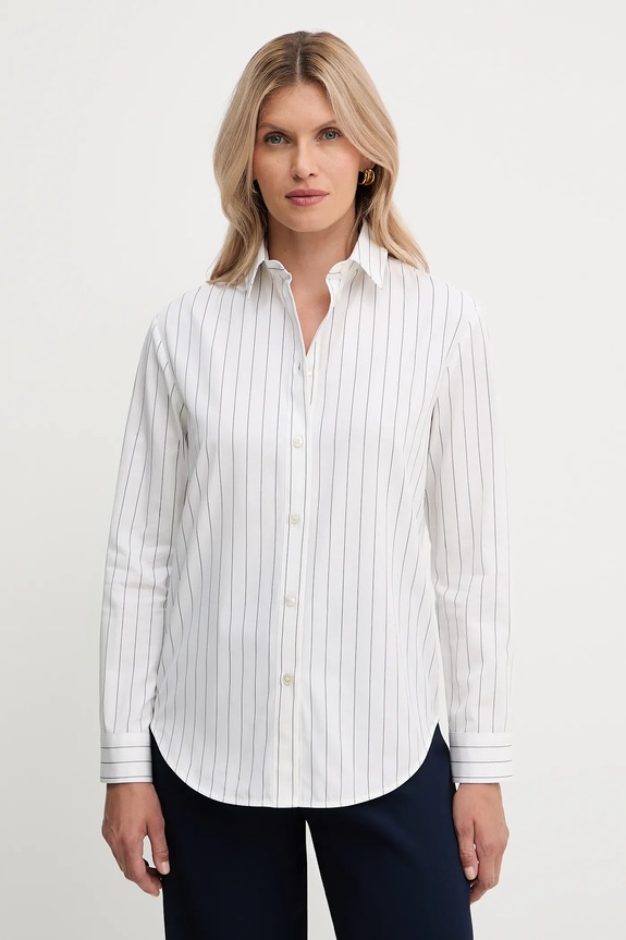MM by Max Mara cămașă din bumbac EFFIGE cu modele alb 2526116037600