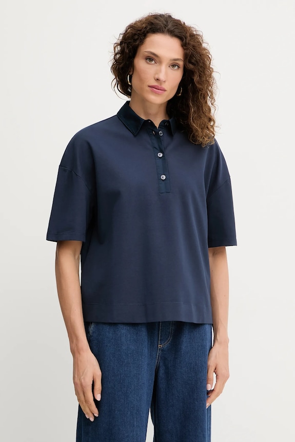 Polo tričko MM by Max Mara NAVE relaxed tmavomodrá 2526956027600