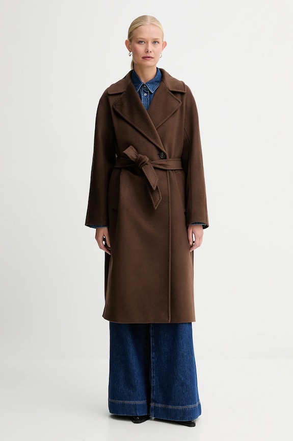 Weekend Max Mara cămașă jeans OBBIA 2525116052600 bleumarin AW25
