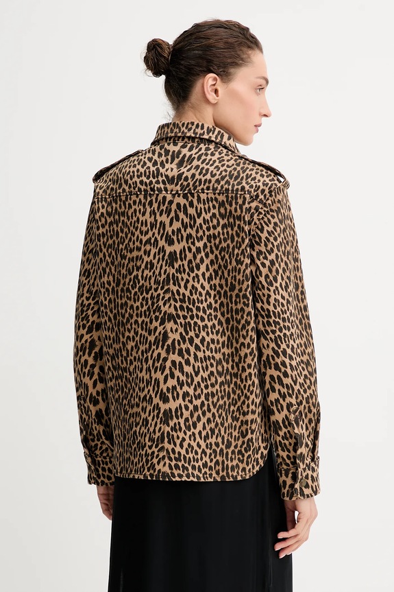 Ρούχα Τζιν μπουφάν ZADIG&VOLTAIRE WWSH02260 καφέ