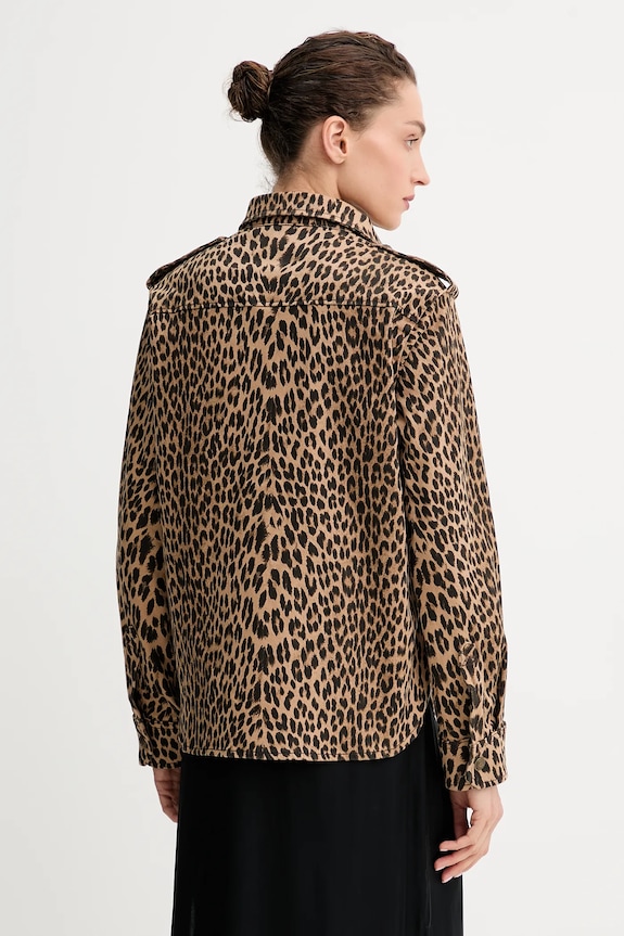 Ρούχα Τζιν μπουφάν ZADIG&VOLTAIRE WWSH02260 καφέ