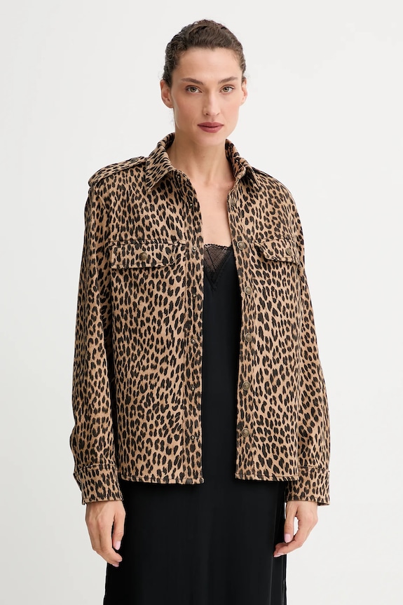 Τζιν μπουφάν ZADIG&VOLTAIRE καφέ WWSH02260