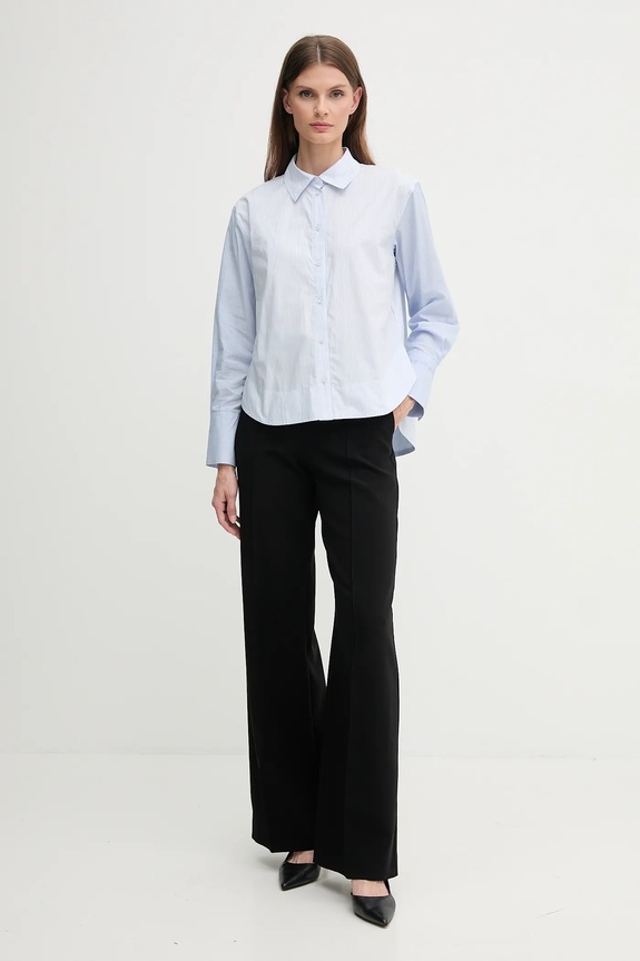 Dkny koszula bawełniana DJ5W2130 niebieski AW25