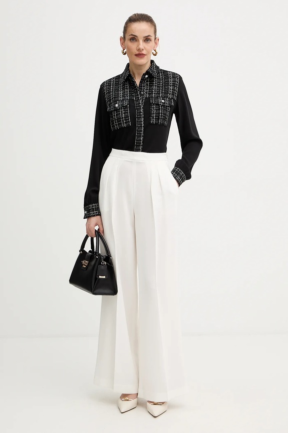 Košeľa Guess SANDRA W5BH55.W2382 čierna AW25