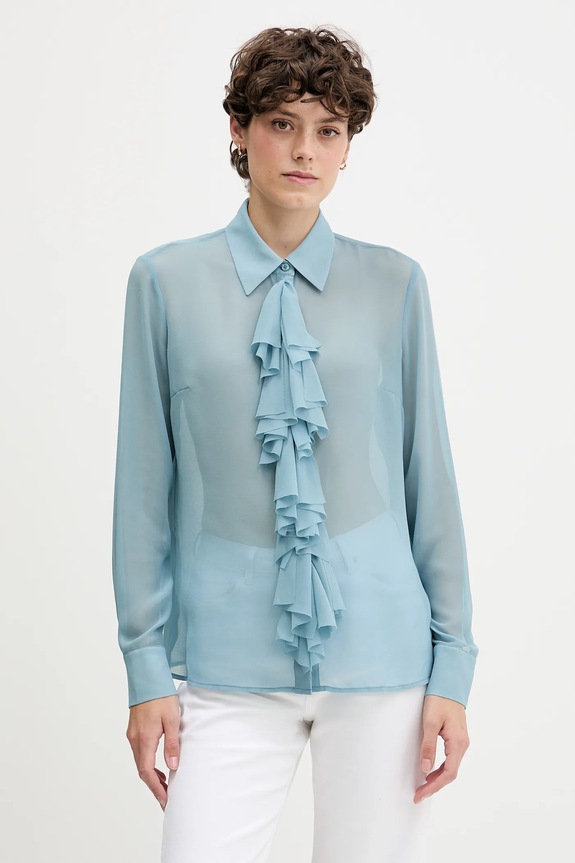 Sisley koszula regular turkusowy 5NOXLQ09T