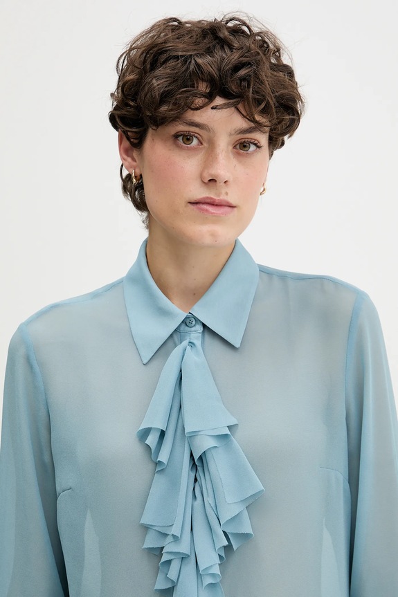 Sisley koszula turkusowy 5NOXLQ09T
