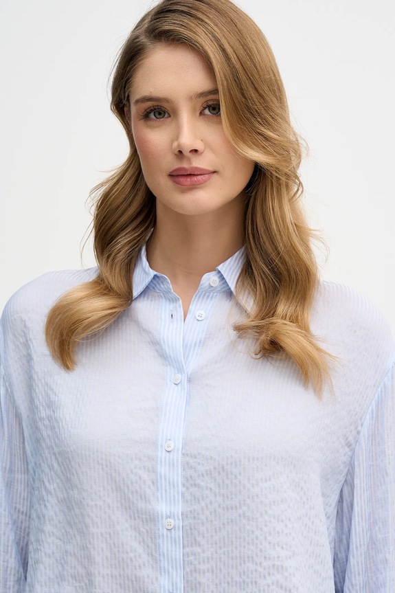 Sisley koszula niebieski 5LVZLQ09J