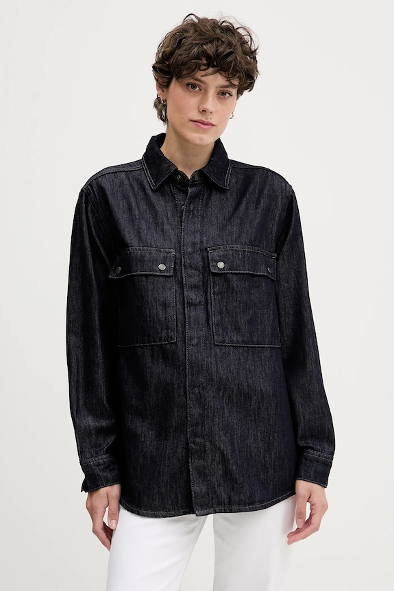 Sisley koszula regular granatowy 547ZLQ09D