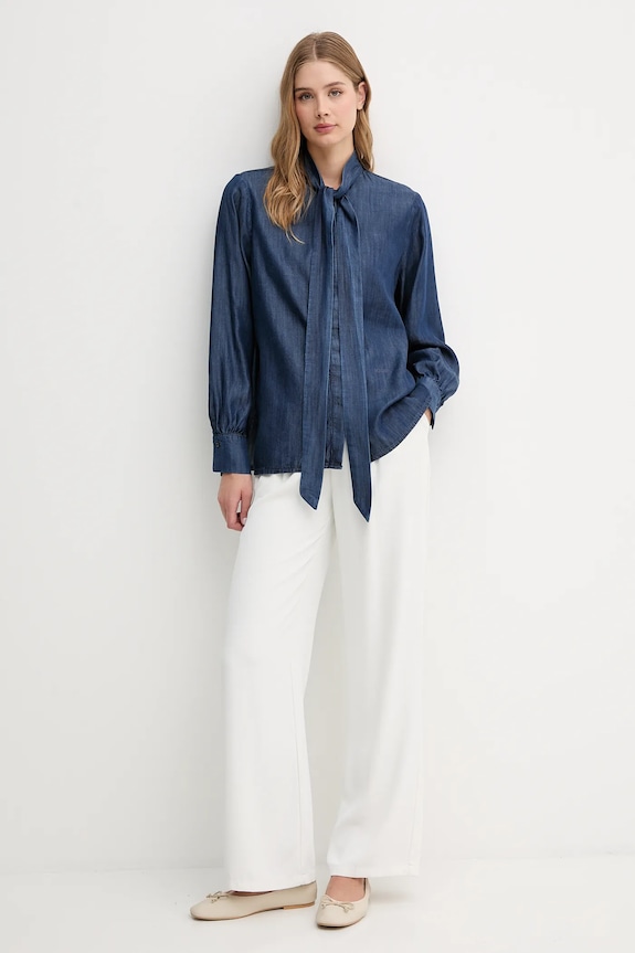 Joop! koszula jeansowa 30047820 granatowy AW25