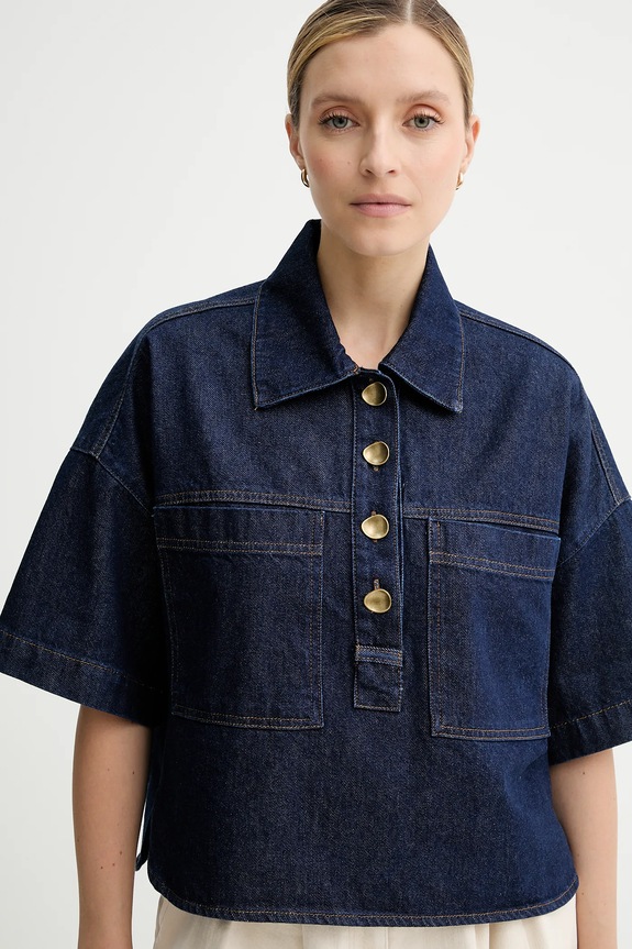 Джинсовая блузка Sessun голубой 25110014