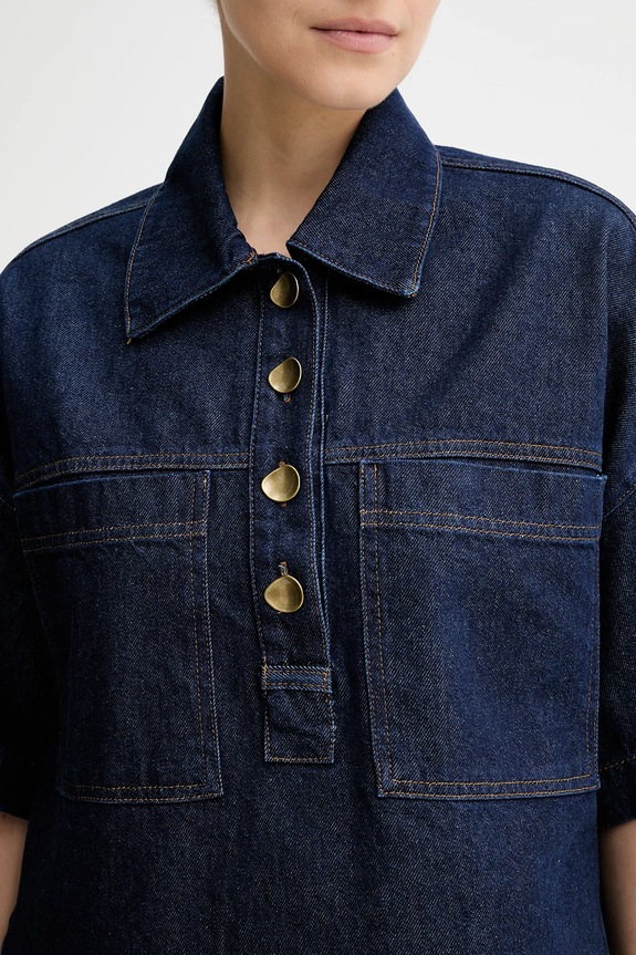 Джинсовая блузка Sessun 25110014 голубой