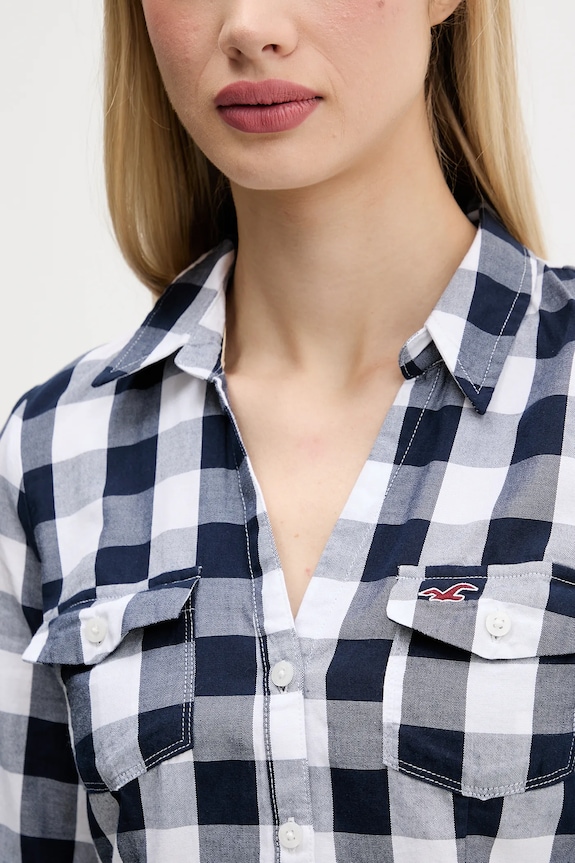 Hollister Co. pamut ing KI340.5425.205 kék