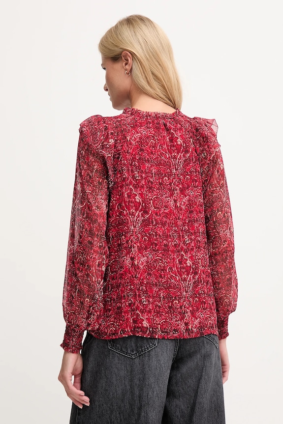 Ρούχα Μπλουζάκι Pepe Jeans PL3051270 μπορντό