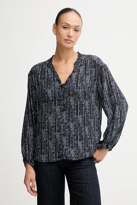 Košeľa Pepe Jeans relaxed tmavomodrá PL3051281