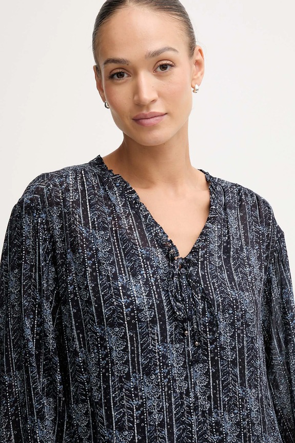 Košeľa Pepe Jeans tmavomodrá PL3051281