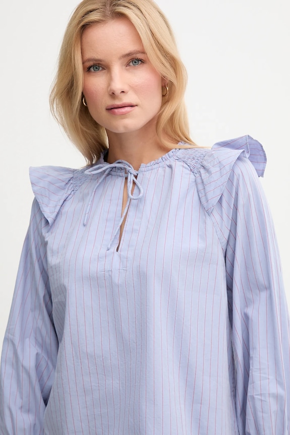 Βαμβακερή μπλούζα Pepe Jeans μπλε PL3051254