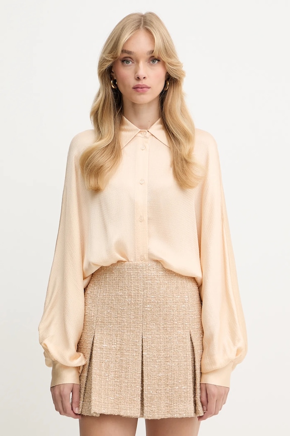 Twinset cămașă lung bej 252TP2362
