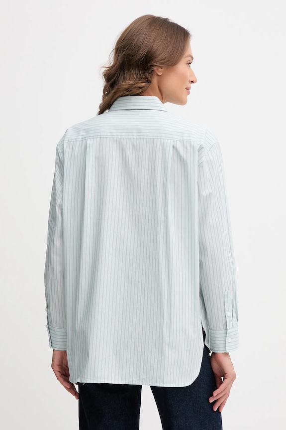 Ρούχα Πουκάμισο Calvin Klein Jeans LV044D170G πράσινο