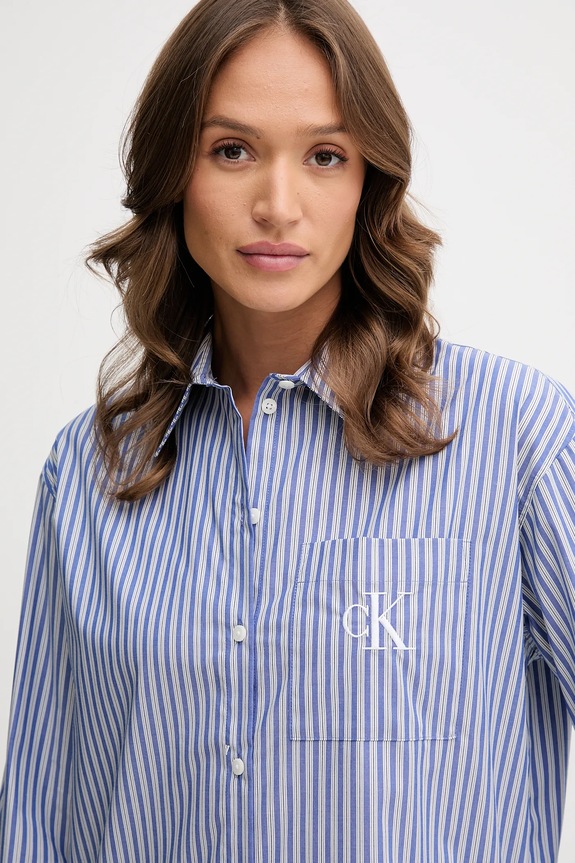 Πουκάμισο Calvin Klein Jeans μπλε LV044D170G