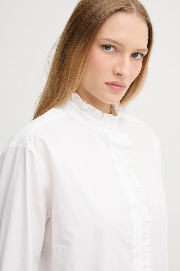Tommy Hilfiger koszula bawełniana beżowy WW0WW46848
