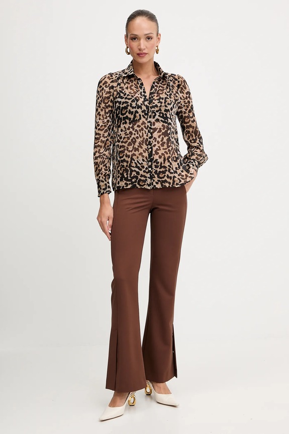 Morgan cămașă CLION maro AW25