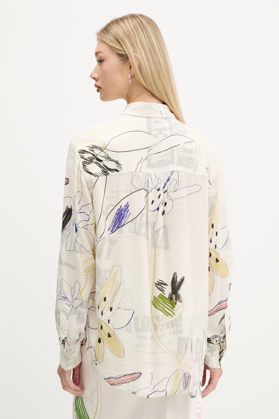 Abbigliamento Desigual camicia NEWSARTY 25WWCW14 beige