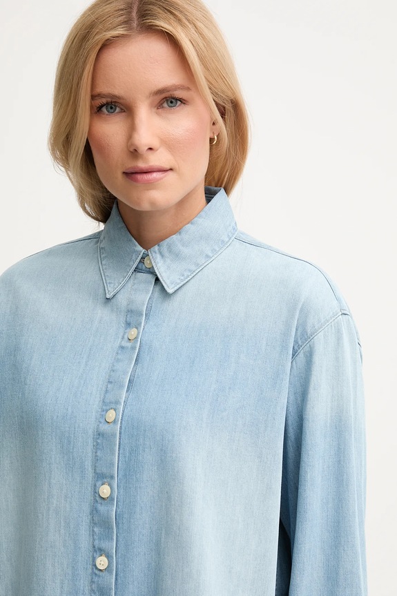 Traper košulja Calvin Klein Jeans plava LV047D752G