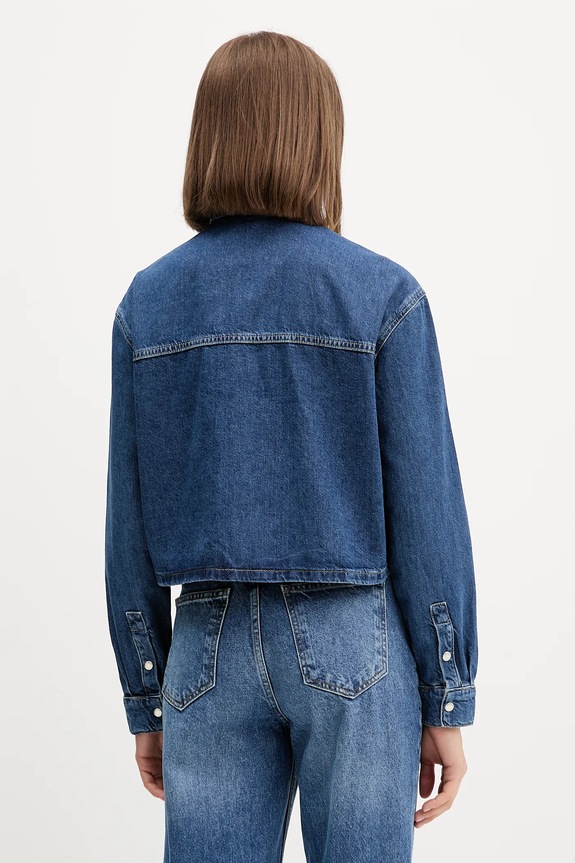 Îmbrăcăminte Karl Lagerfeld Jeans cămașă jeans A4W11002 bleumarin