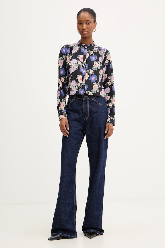 Πουκάμισο Morgan COLIE.F μαύρο AW25