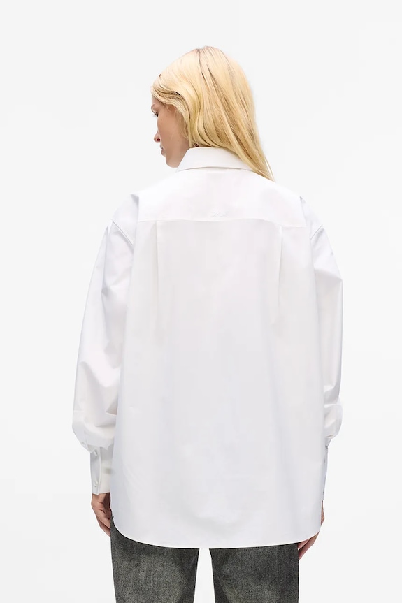 Košeľa Karl Lagerfeld A4W11014 biela AW25