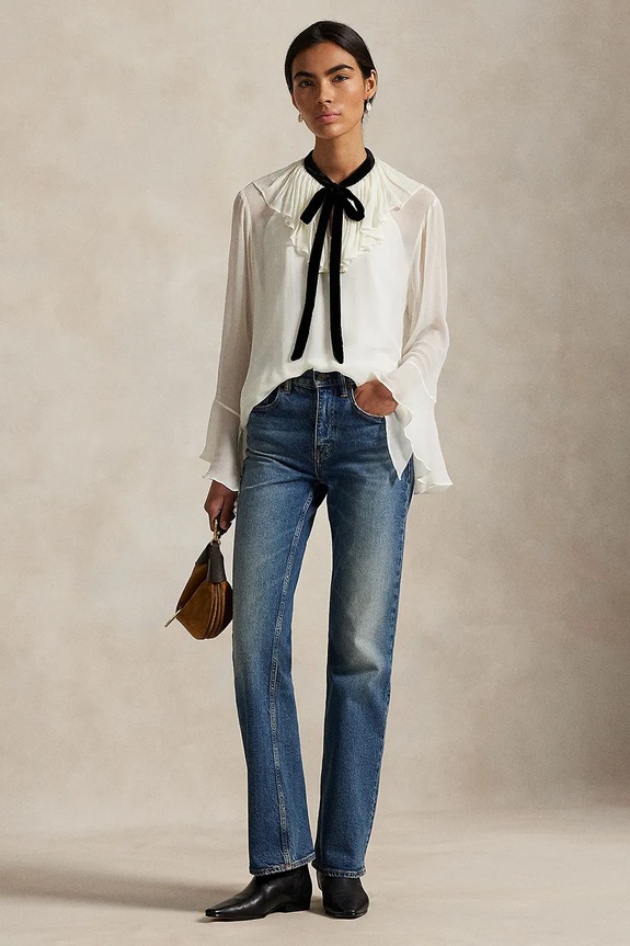 Îmbrăcăminte Polo Ralph Lauren camasa 211B14781 alb