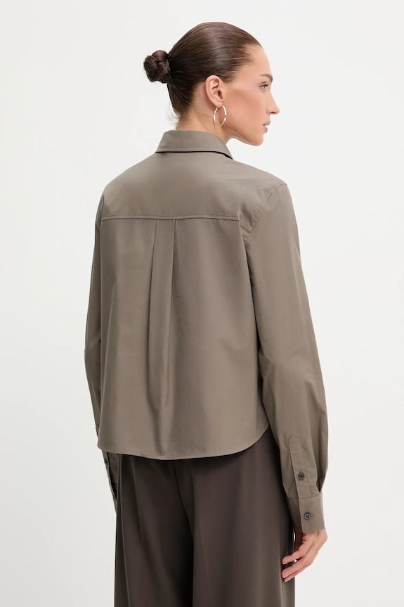 Abbigliamento Miss Sixty camicia con aggiunta di seta 6S3XJ5300B marrone