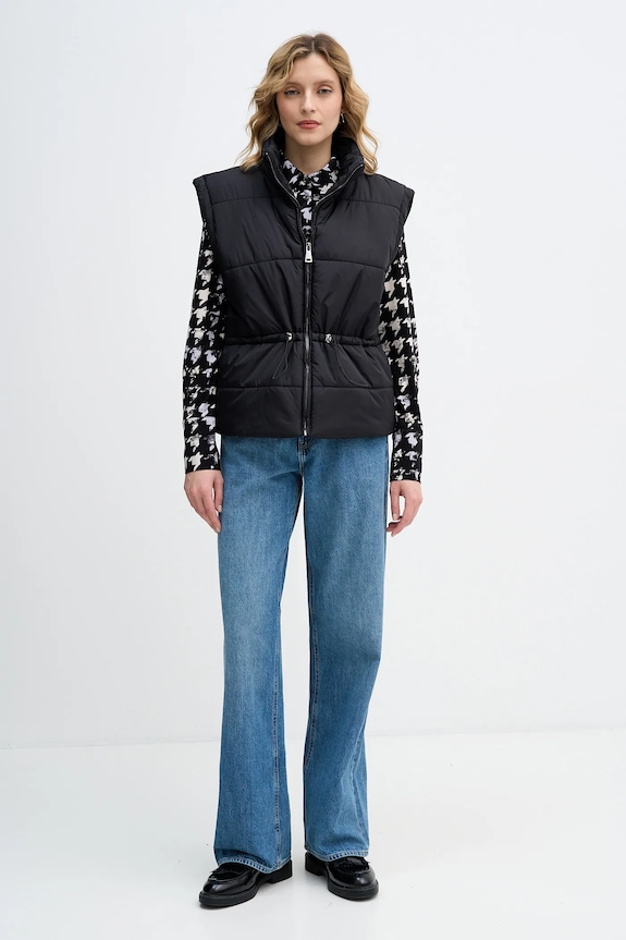 Sisley koszula 5ZVHLQ07H czarny AW25
