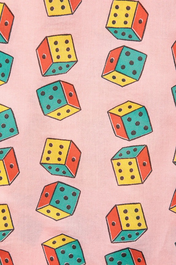 Otroška bombažna srajca Bobo Choses Dices roza 225AC055