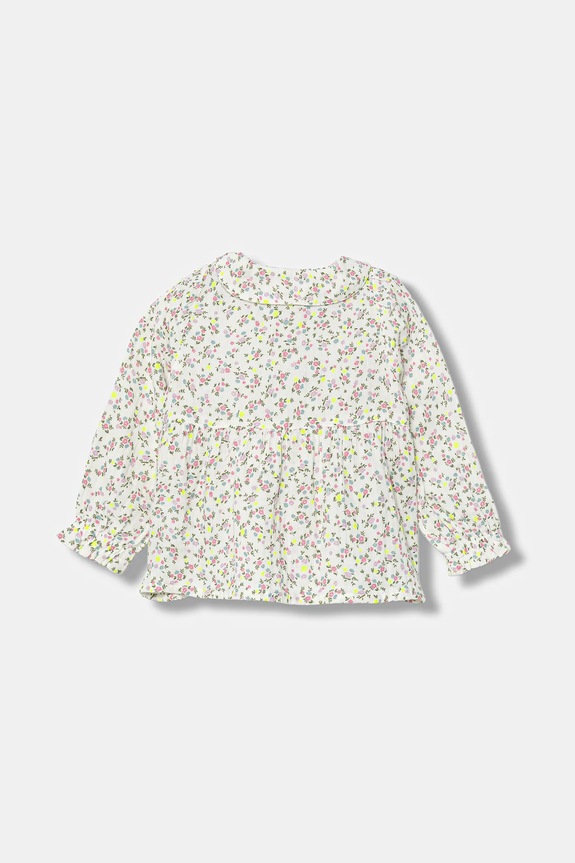 Παιδική βαμβακερή μπλούζα United Colors of Benetton 534ZGQ02T.P.seasonal μπεζ AW25